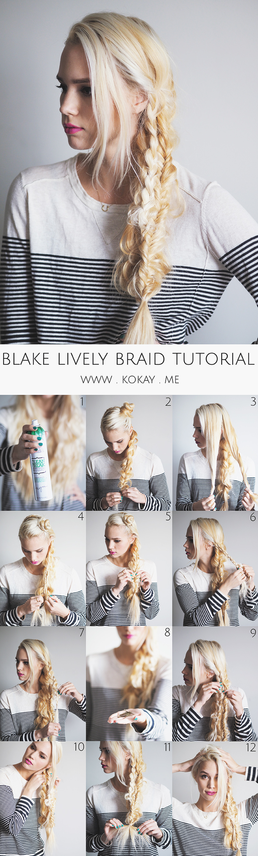 How to: DIY Blake Lively Braid Tutorial