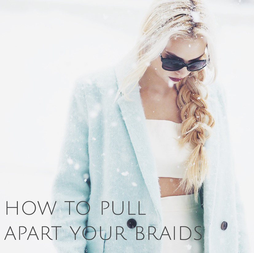 How to pull apart your braid to make it look thicker!