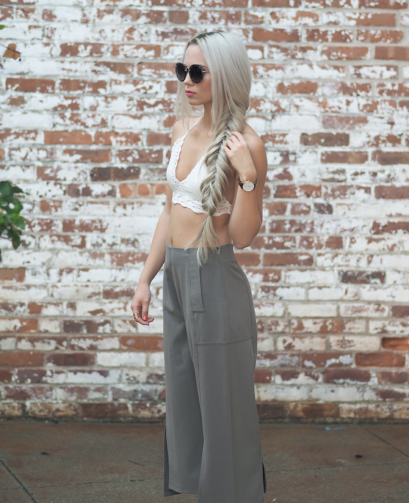 Culottes and crochet