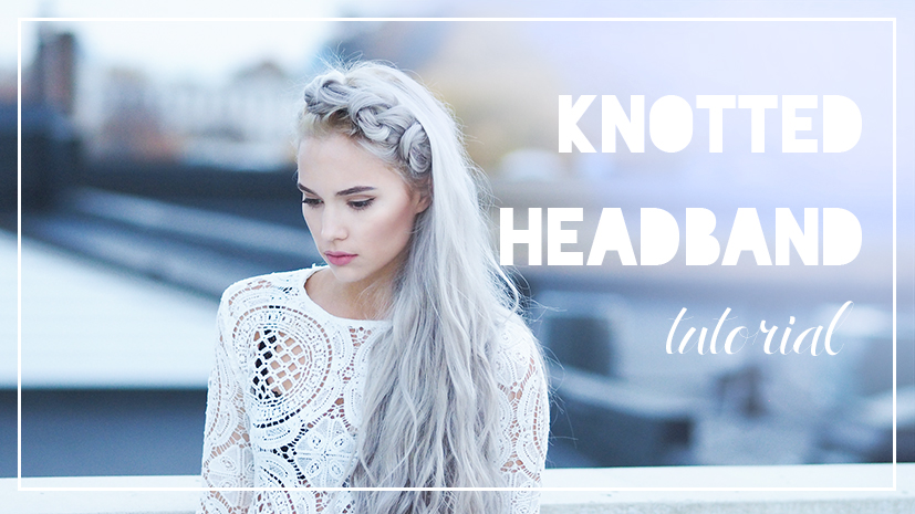 Knotted headband tutorial
