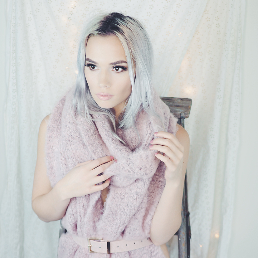 Blush scarf